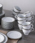 Фото #11 товара Charlotta Platinum 60 Piece Dinnerware Set, Service for 12