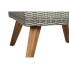 Table Set with 3 Armchairs DKD Home Decor Black 137 x 66 x 70 cm 93 x 52 x 37 cm 137 x 66 x 73 cm