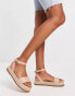 Фото #1 товара Truffle Collection flatform espadrille sandals in natural