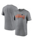 Men's Heather Gray Cincinnati Bengals Legend Team Shoutout Performance T-shirt