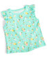 ფოტო #1 პროდუქტის Baby Girls Floral-Print Flutter-Sleeve T-Shirt, Created for Macy's