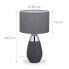 Nachttischlampe Touch oval XL