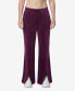 Фото #1 товара Women's Full Length Velvet Vented Pants