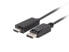 Фото #3 товара Lanberg CA-DPHD-11CC-0010-BK - DisplayPort - HDMI - 1 m - Black