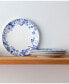 Фото #2 товара Bloomington Road Set of 4 Salad Plates, 8 1/4"