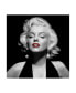 Фото #1 товара Chris Consani Halter Top Marilyn Red Lips Canvas Art - 20" x 25"