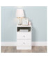 Astrid 2-Drawer Nightstand with Acrylic Knobs