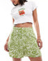 Фото #1 товара Nobody's Child Flint short in green print