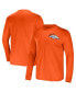 Фото #1 товара Men's NFL x Darius Rucker Collection by Orange Denver Broncos Team Long Sleeve T-shirt
