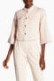 Фото #1 товара RACHEL Rachel Roy Women's Cropped Tweed Jacket Ice Pink Sz. Medium