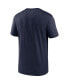 Фото #2 товара Men's Navy Tennessee Titans Legend Microtype Performance T-shirt