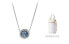 Фото #2 товара Pandora潘多拉 海洋之心 蓝色闪耀套装 项链 女款 银色 礼物 / Ожерелье Pandora ZT0139