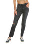 Hudson Jeans Holly Washed Black High-Rise Straight Jean Women's Black 23
