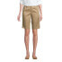 Фото #6 товара Women's School Uniform Plain Front Blend Chino Shorts