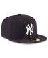 ფოტო #3 პროდუქტის Men's Navy New York Yankees 1998 World Series Wool 59FIFTY Fitted Hat