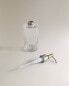 Glass bathroom soap dispenser