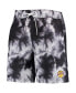 Men's Black Los Angeles Lakers Splash Volley Swim Shorts