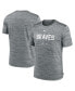 ფოტო #1 პროდუქტის Men's Heather Gray Atlanta Braves Authentic Collection Velocity Performance Practice T-shirt