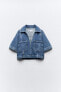 Z1975 denim cropped shirt