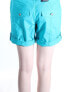 Фото #2 товара INC International Concepts Women's Roll Tab Shorts Teal 10