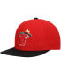 ფოტო #1 პროდუქტის Men's Red, Black Miami Heat Hardwood Classics Team Two-Tone 2.0 Snapback Hat