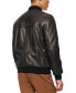 Фото #2 товара Men's Summit Leather Bomber Jacket