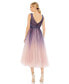 ფოტო #3 პროდუქტის Women's Ombre Sleeveless V Neck Midi Dress