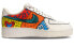 【定制球鞋】 Nike Air Force 1 Low 07 空军一 儿童节主题定制 哈林涂鸦 童心 低帮 板鞋 男款 白橘黄 / Кроссовки Nike Air Force 315122-111