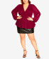 ფოტო #1 პროდუქტის Plus Size Rapture Top