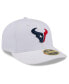 Men's White Houston Texans Omaha Low Profile 59FIFTY Fitted Hat