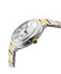 ფოტო #3 პროდუქტის GV2 Women's Rome Two-Tone Stainless Steel and Ion Plating Swiss Quartz Bracelet Watch 36 mm