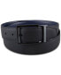 Men's Faux Leather Reversible Stretch Carbon Belt