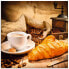 Фото #1 товара Glasbild Kaffeetasse mit Croissant