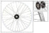 TRIKE Wheel Rear 24x1.75 Weinmann -AS7X Silver 36SS