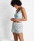 Фото #2 товара Пижама State of Day женские шорты для сна с принтом XS-3X, созданные для Macy's