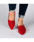 ფოტო #6 პროდუქტის Women's Muriel Bow Detail Pointed Toe Flats