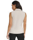 Women's Collared Twist-Front Sleeveless Top