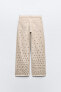 Trf mid-rise studded jeans