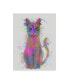 Фото #1 товара Fab Funky Cat Rainbow Splash 4 Canvas Art - 27" x 33.5"