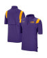 ფოტო #2 პროდუქტის Men's Purple LSU Tigers Coach Short Sleeve Quarter-Zip Jacket