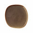 Фото #1 товара Плоская тарелка Bidasoa Ikonic Керамика Коричневый (26,5 x 25,7 x 1,5 cm) (Pack 4x)
