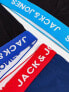 Фото #3 товара Трусы мужские Jack & Jones – 5 штук с контрастной линией на поясе, черные и синие