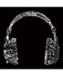 Фото #2 товара Women's Premium Word Art Flowy Tank Top- Headphones - Languages
