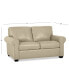 Фото #33 товара Orid 59" Leather Roll Arm Loveseat, Created for Macy's