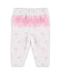 ფოტო #2 პროდუქტის Girls Newborn and Infant White Chicago Bears Spreading Love Bodysuit and Tutu Leggings Set