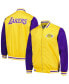 Men's Yellow Los Angeles Lakers Full-Zip Bomber Jacket