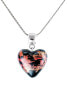 Фото #1 товара Romantický náhrdelník Passionate Heart s 24karátovým zlatem v perle Lampglas NLH30