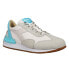 Фото #2 товара Diadora Equipe Mad Italia Lace Up Mens Grey, White Sneakers Casual Shoes 177158