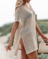Фото #3 товара Women's Oversized Knit Cover-Up