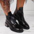 Фото #3 товара Filippo W PAW256 black ankle boots with a decorative block